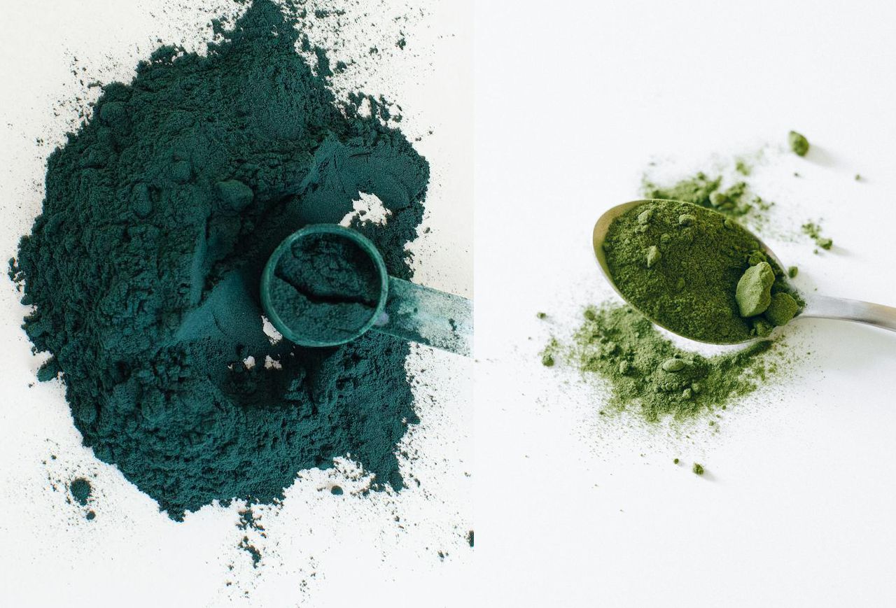 chlorella spirulina prasok